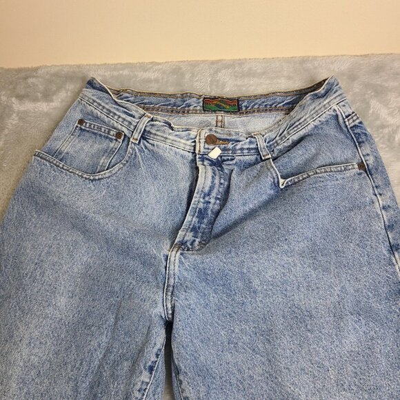 Vintage Structure Men's‎ Light Wash Denim Jeans Tag 36R 36x32 Made In USA - Picture 12 of 12